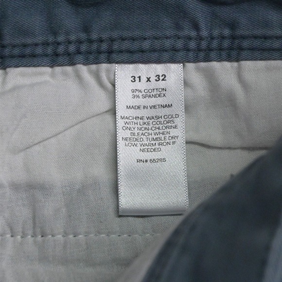 Express 31 x 32 Blue Gray Skinny Fit Hayden Chino Pants - Picture 4 of 7